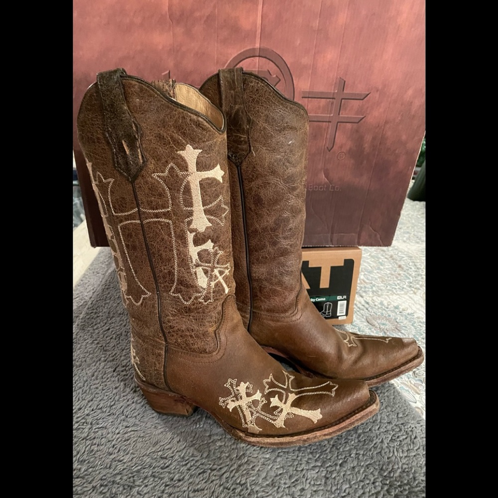 Circle G by Corral cowboy western boots size 7.5M